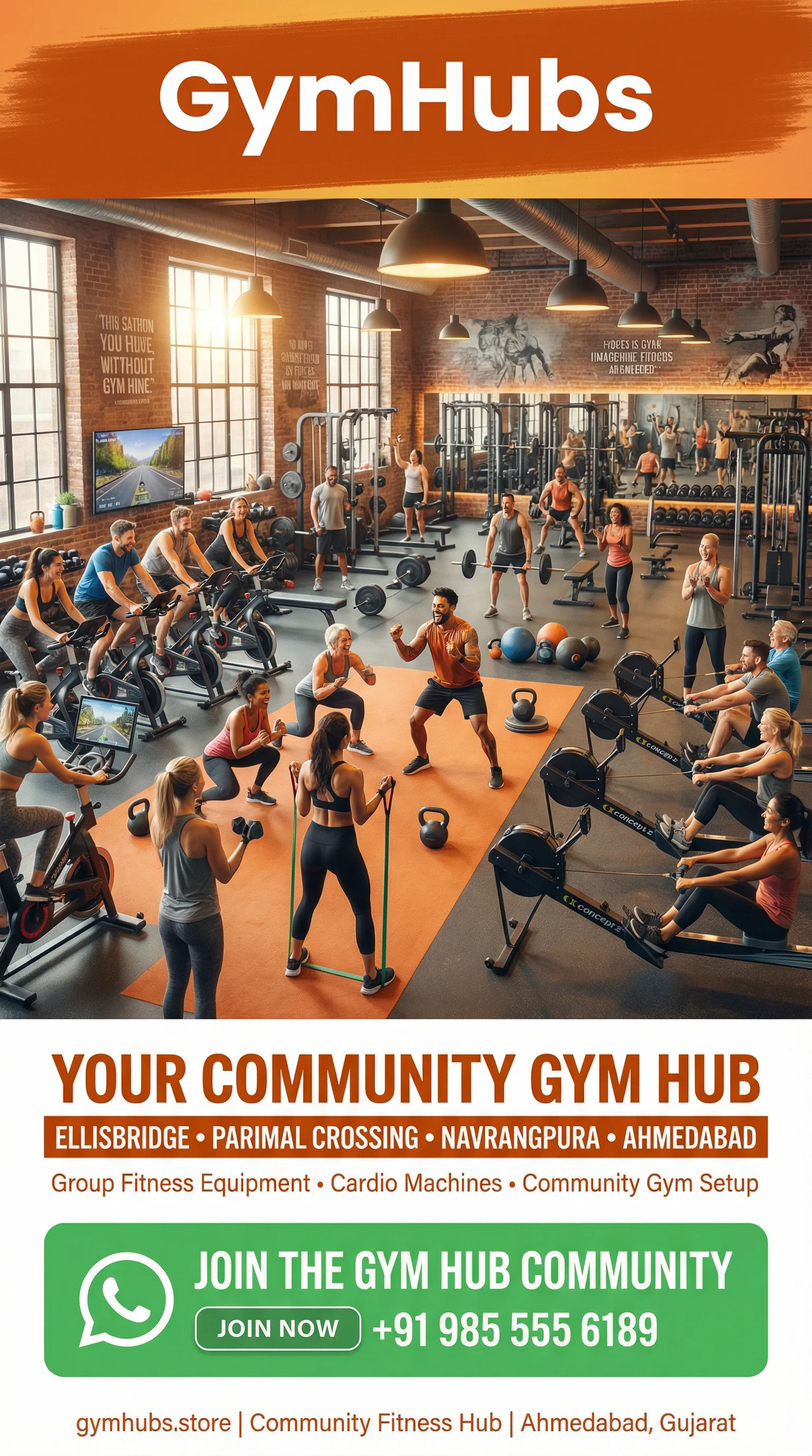 GymHubs Community Fitness Hub Ellisbridge Ahmedabad